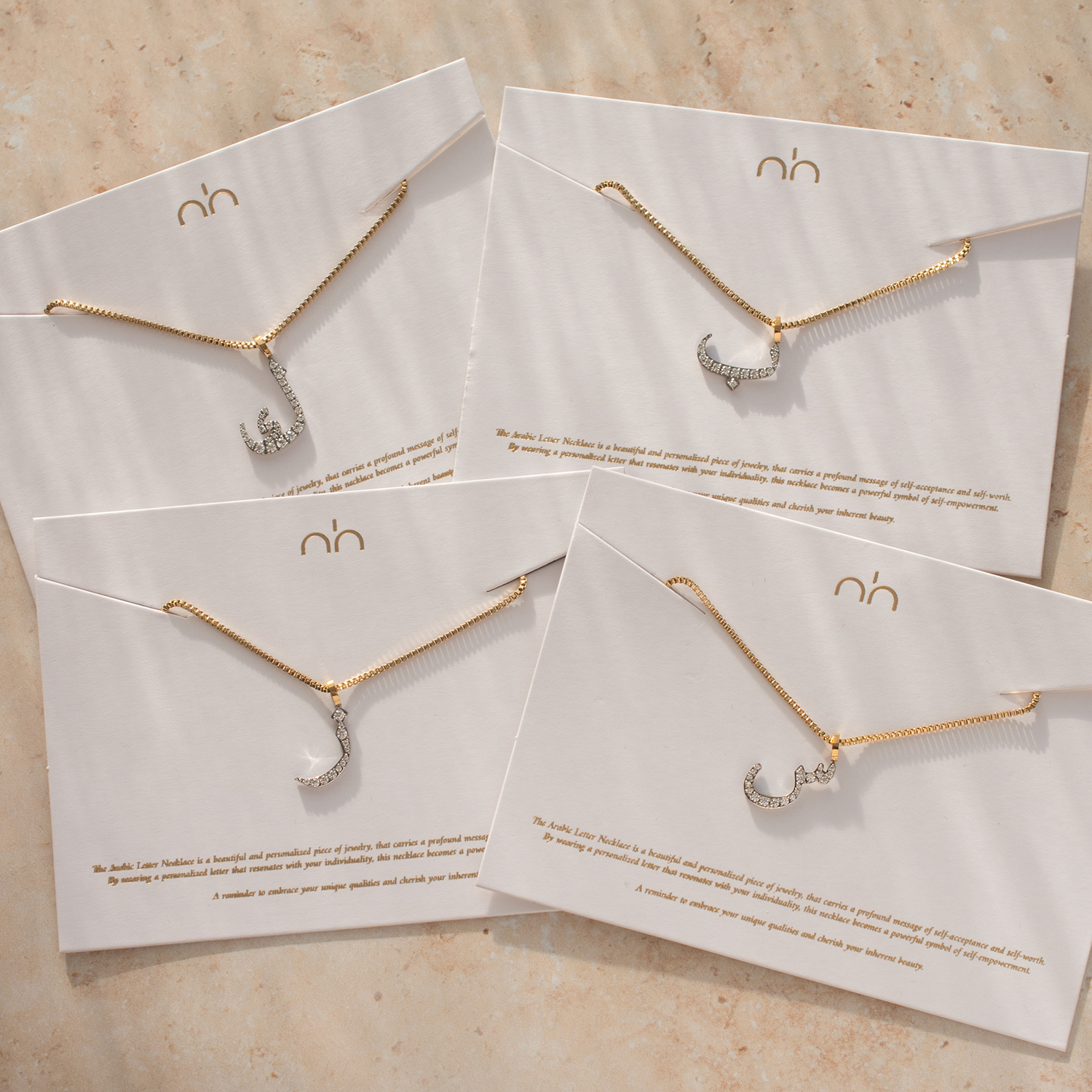 Pavé Letter Necklace