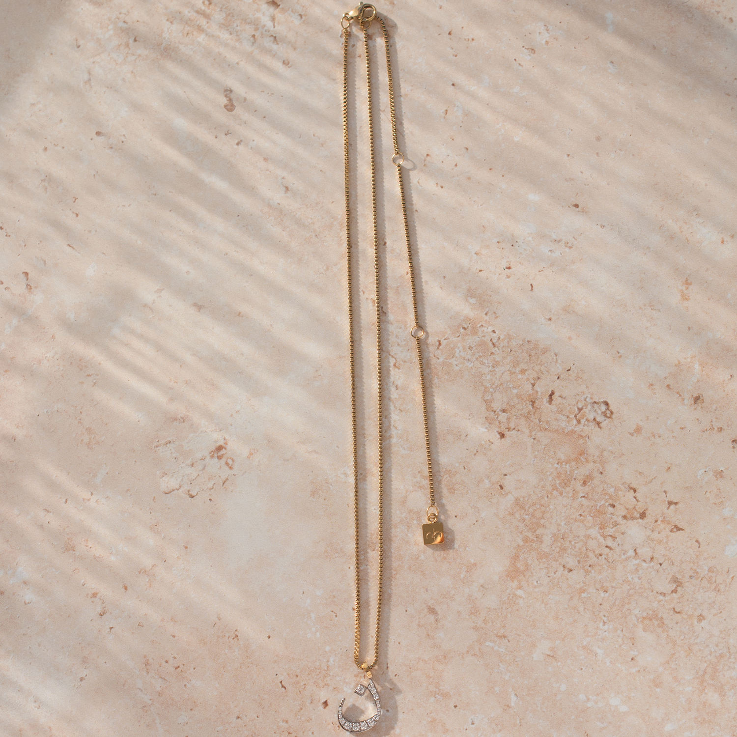 Pavé Letter Necklace