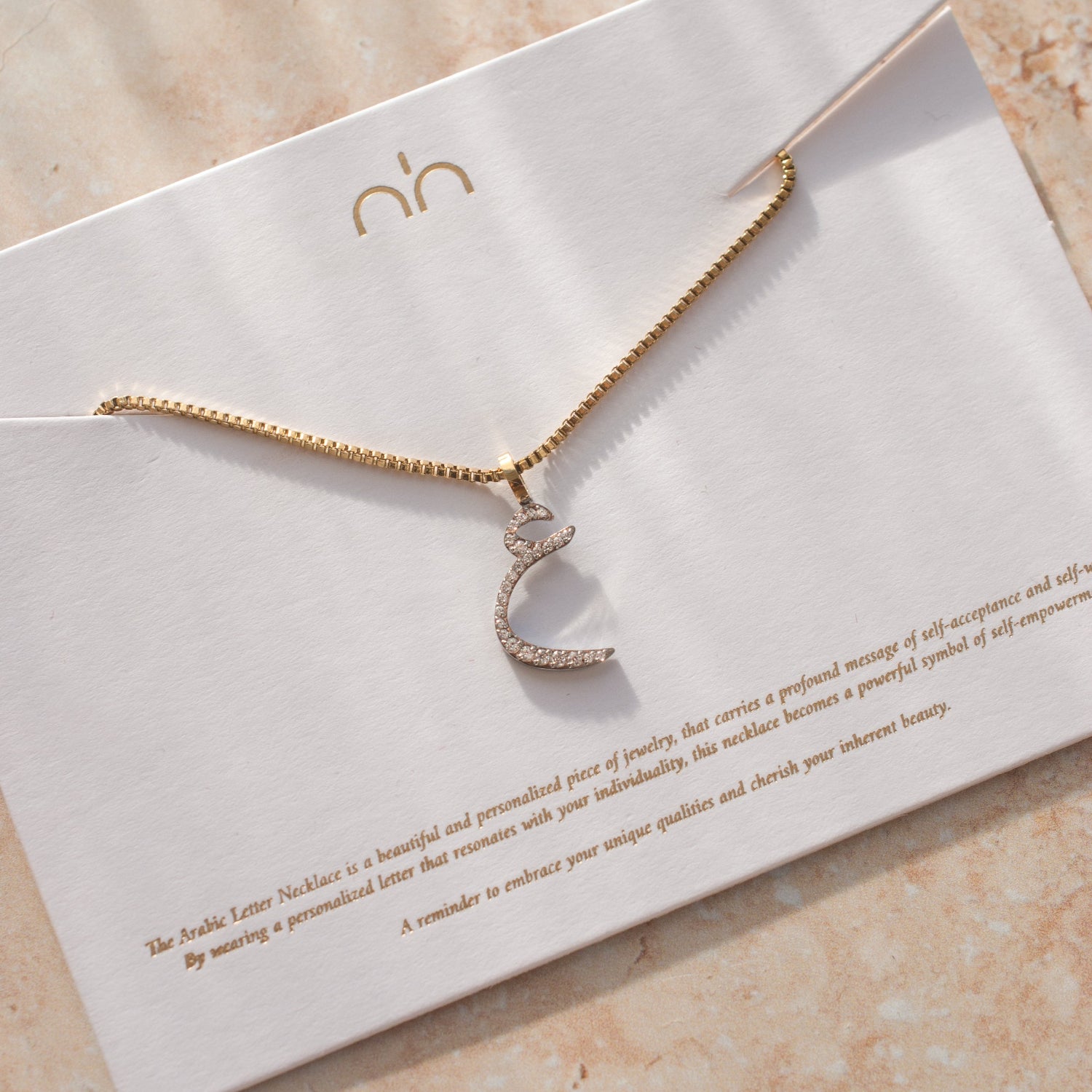 Pavé Letter Necklace