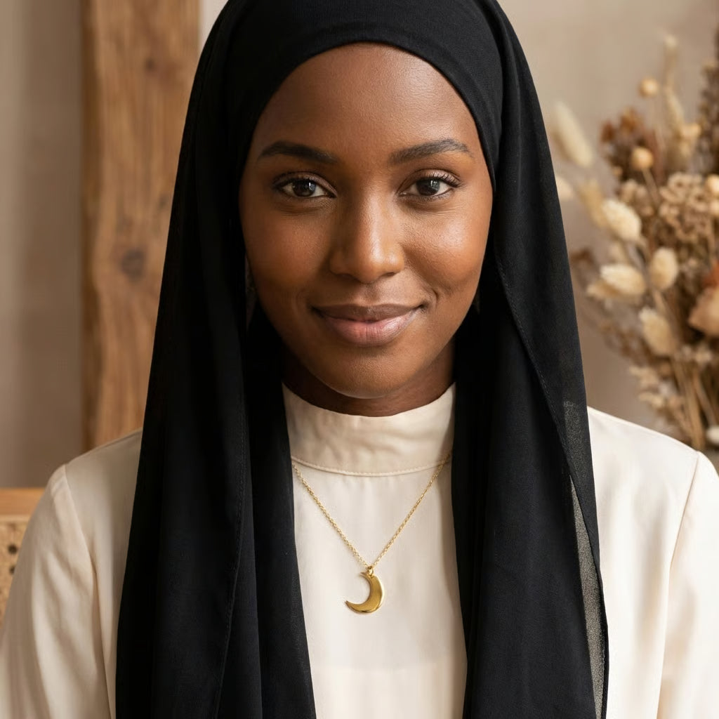 Hilal Necklace - Crescent Moon