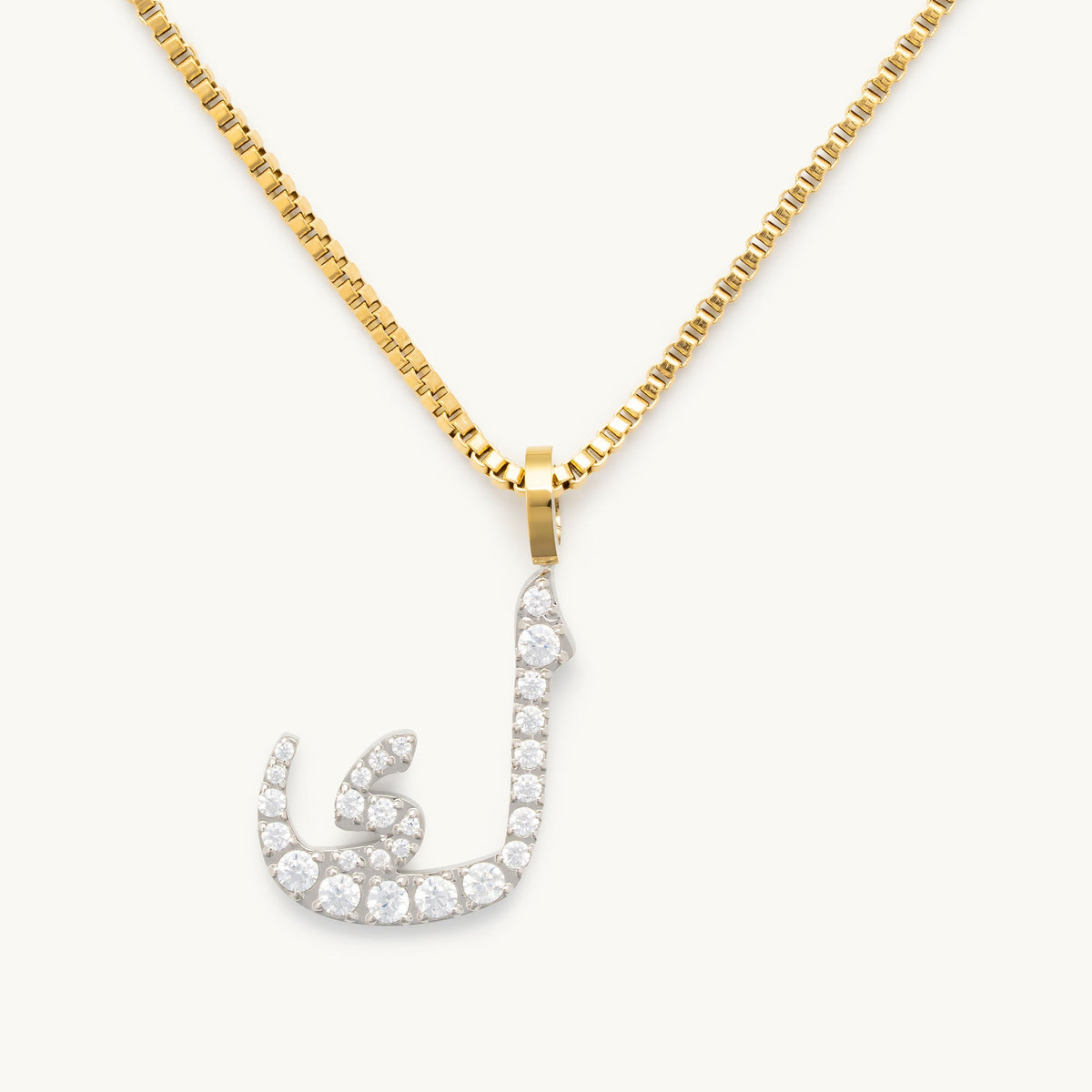 Pavé Letter Necklace
