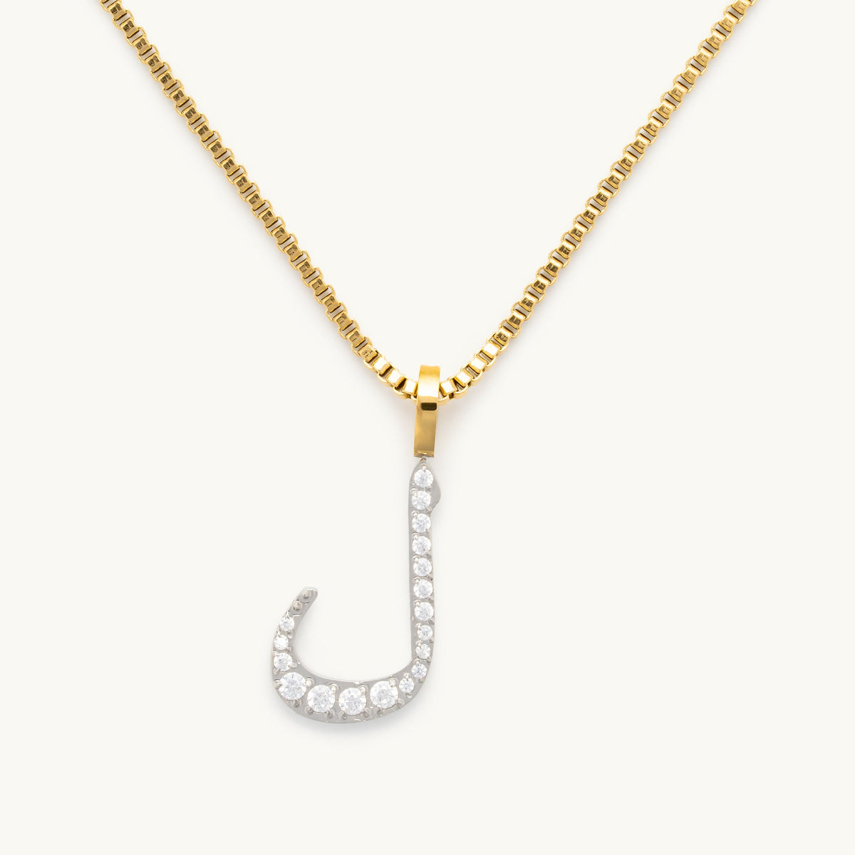 Pavé Letter Necklace