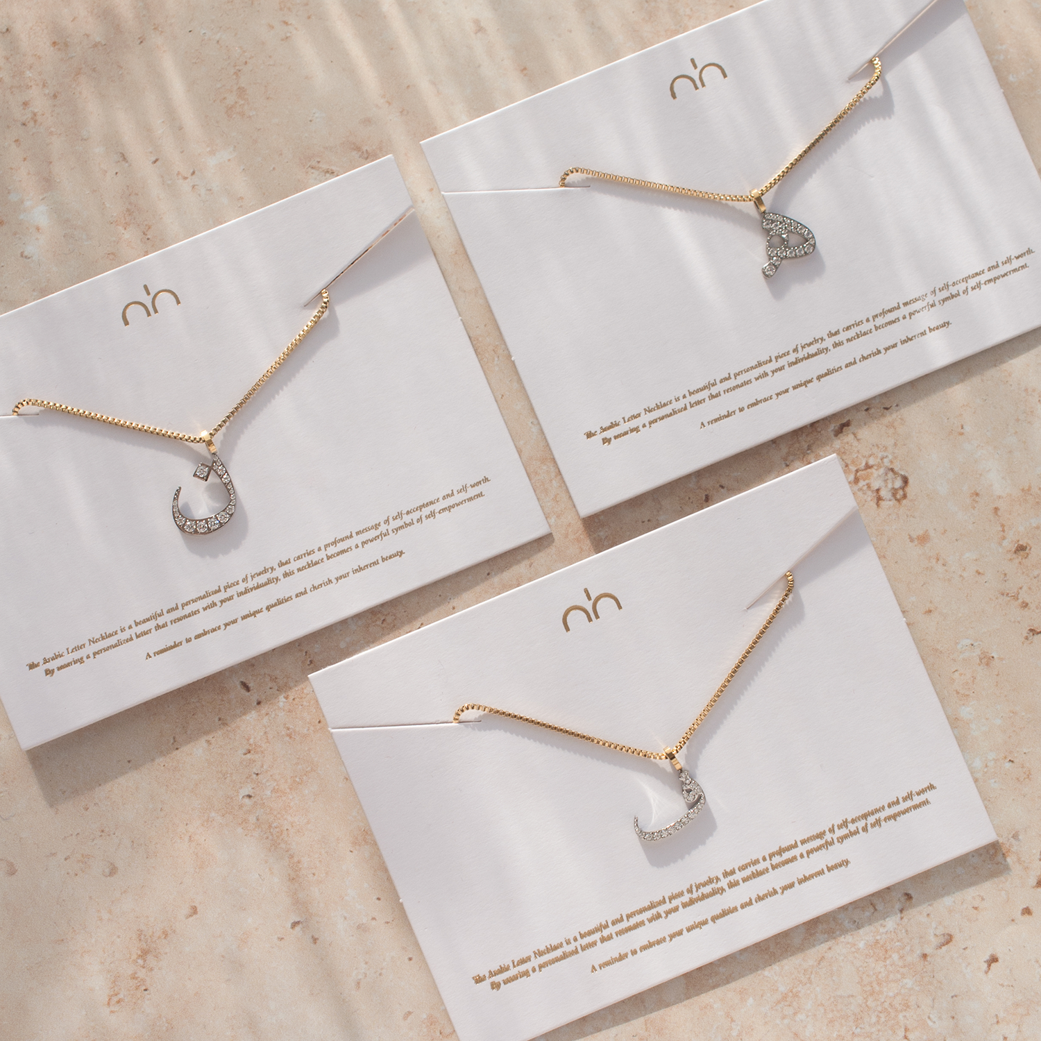 Pavé Letter Necklace