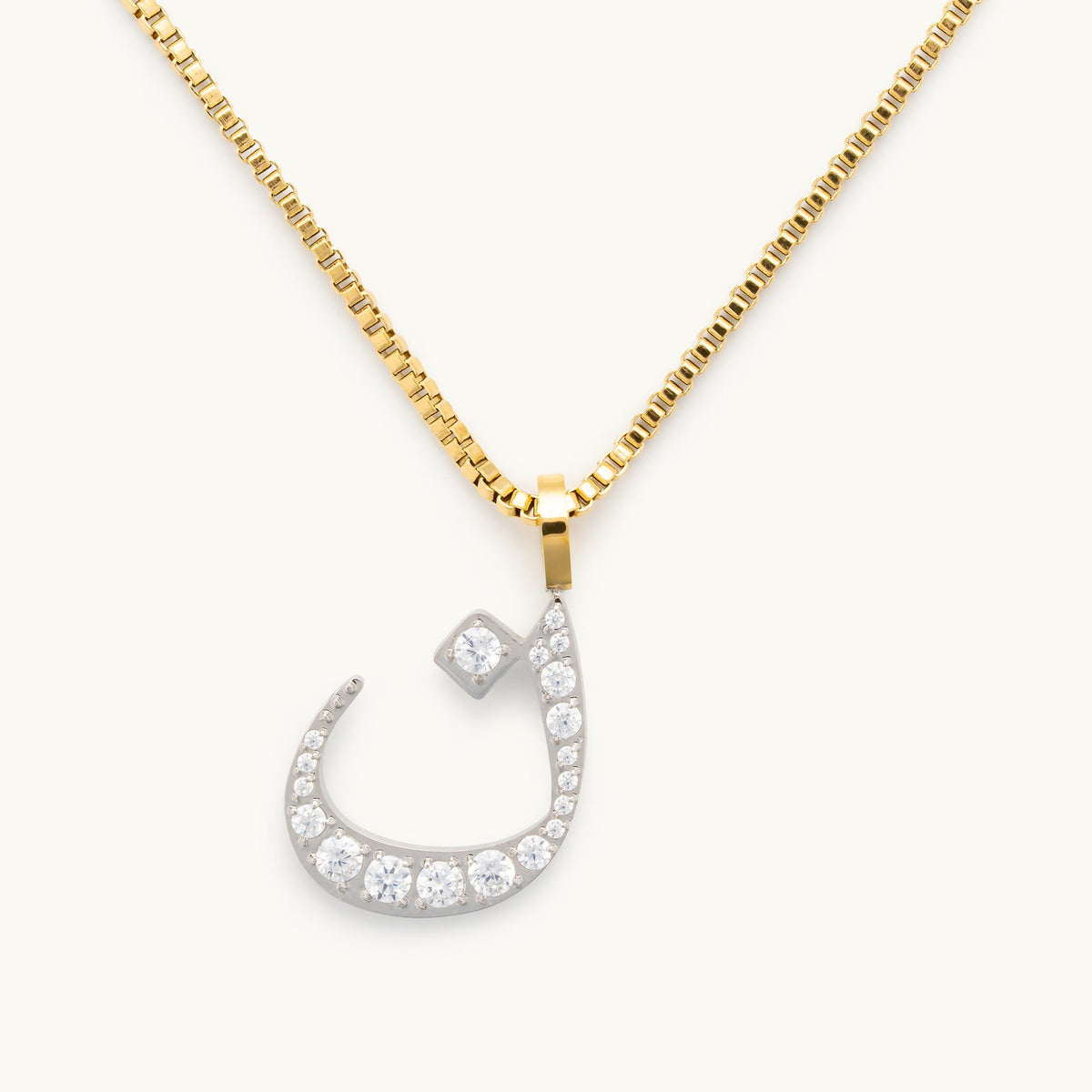 Pavé Letter Necklace