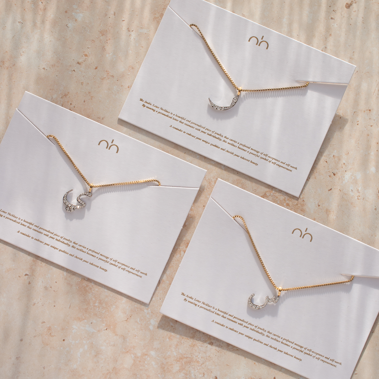 Pavé Letter Necklace