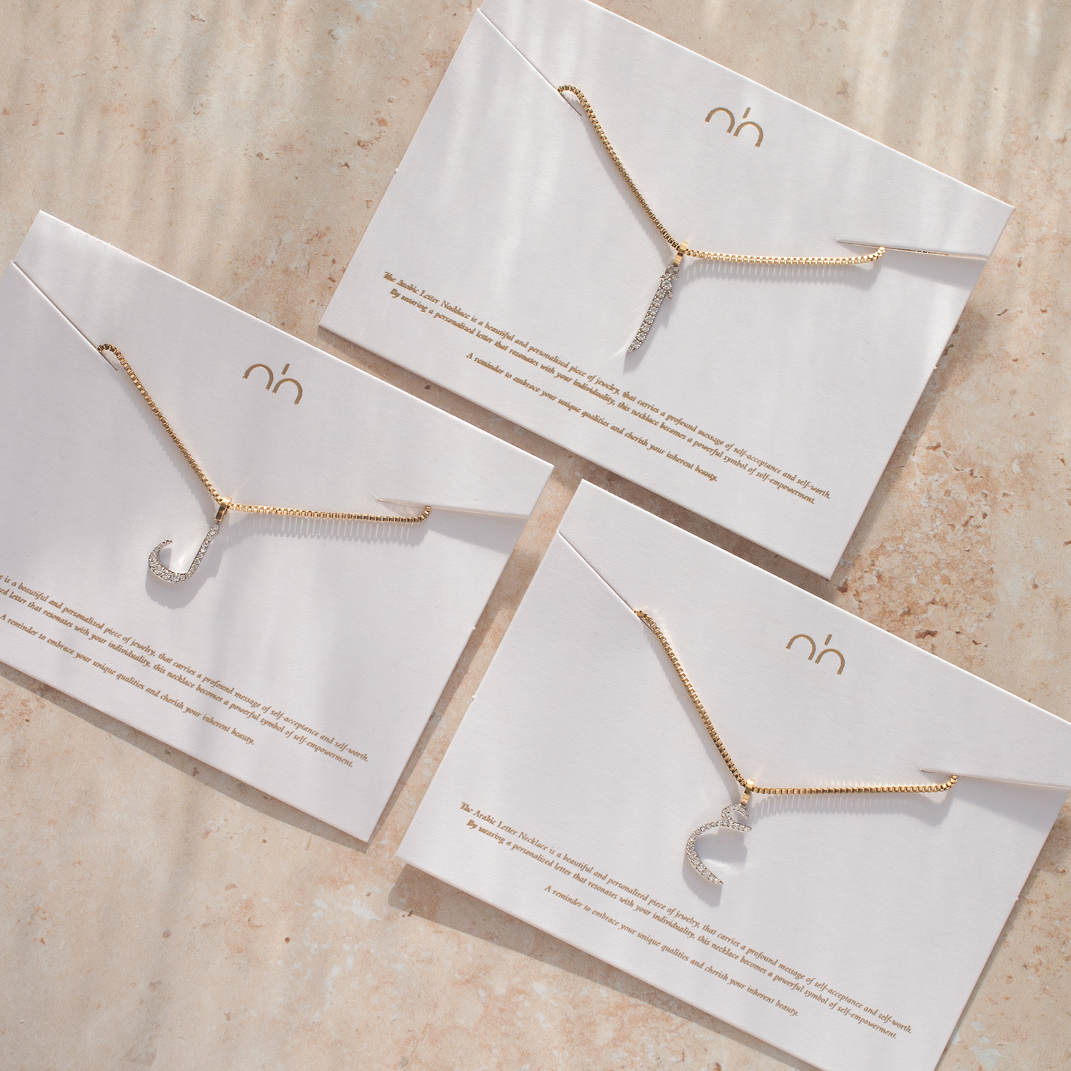 Pavé Letter Necklace