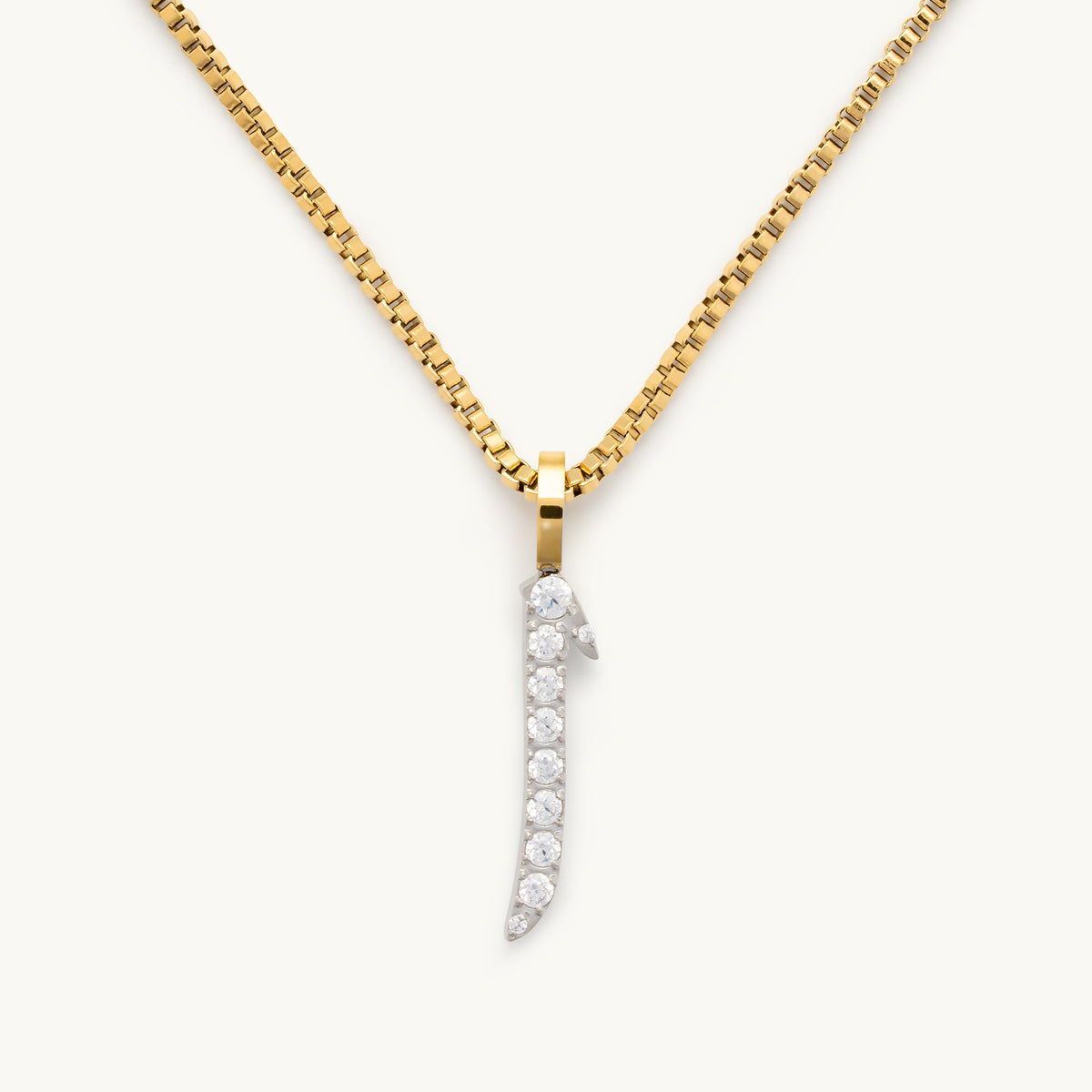 Pavé Letter Necklace
