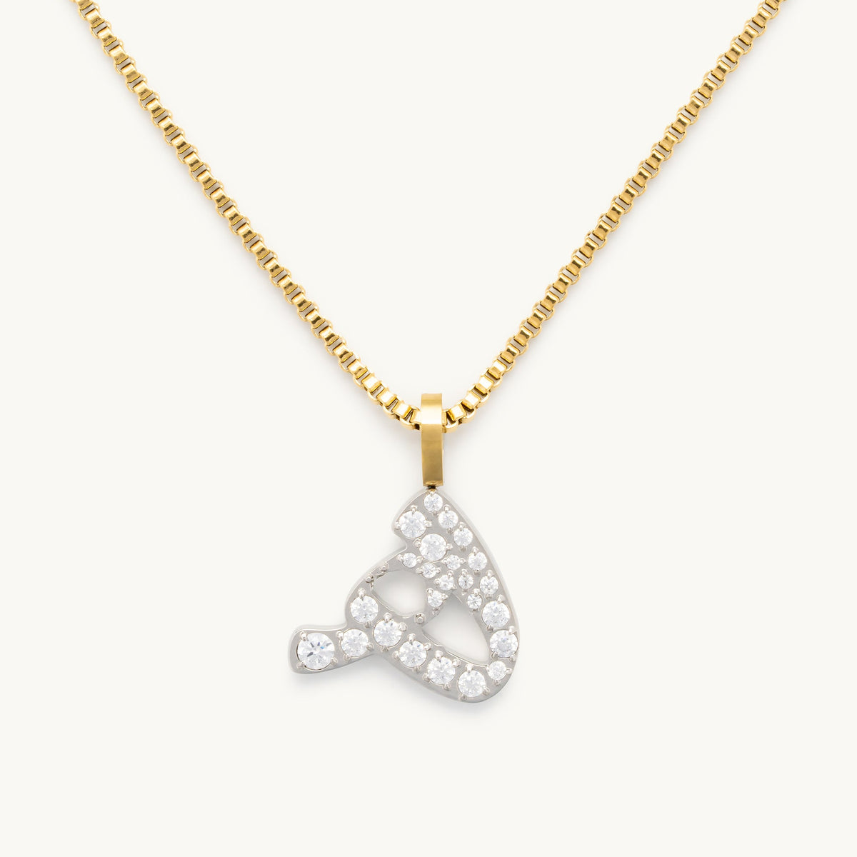 Pavé Letter Necklace