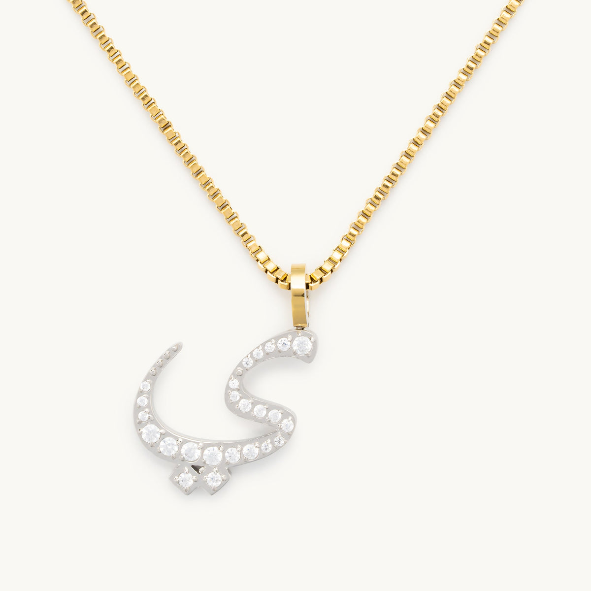 Pavé Letter Necklace