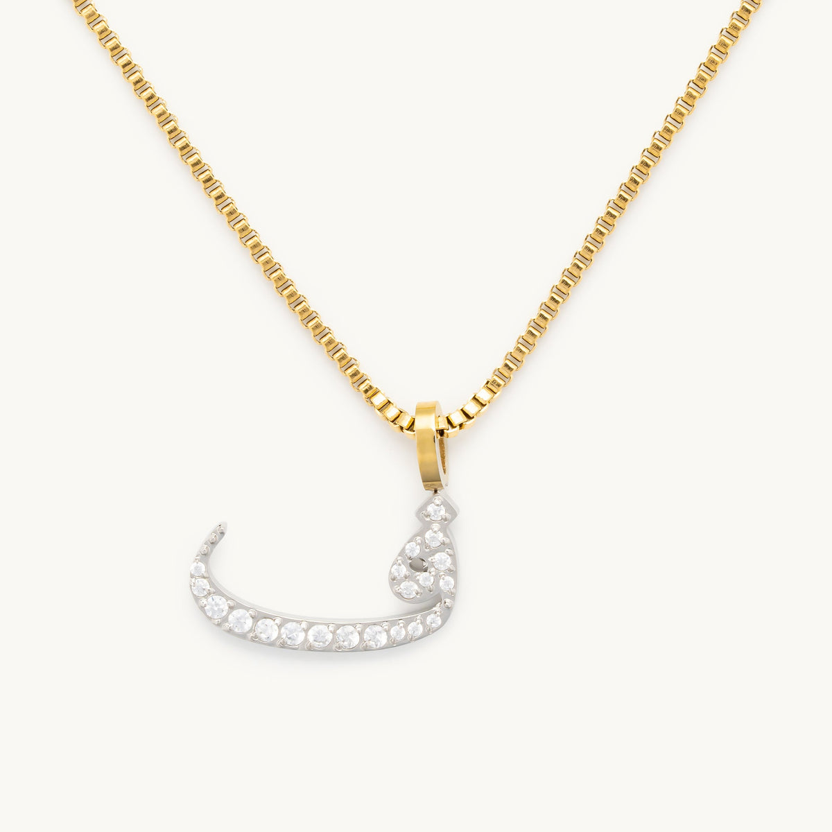 Pavé Letter Necklace