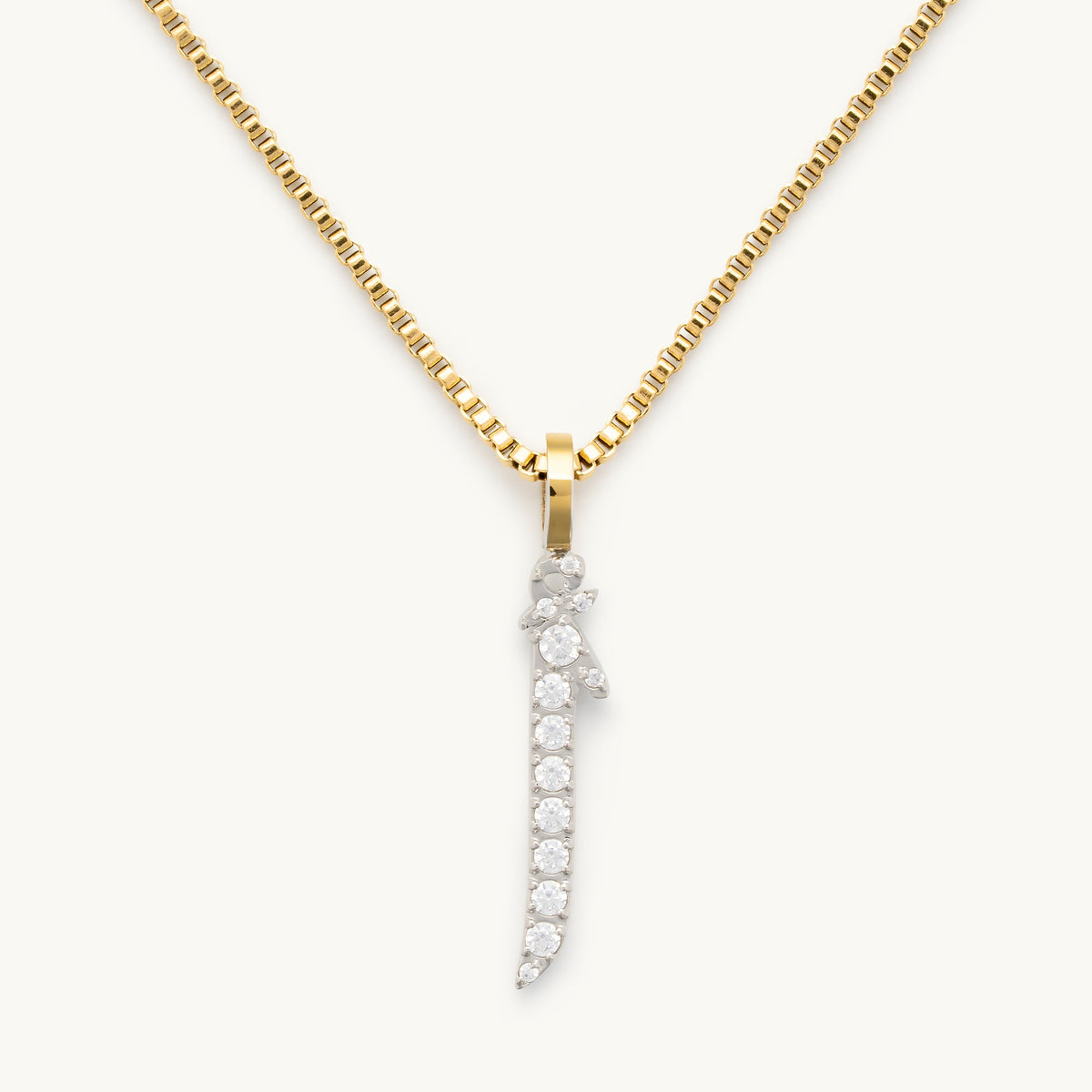 Pavé Letter Necklace