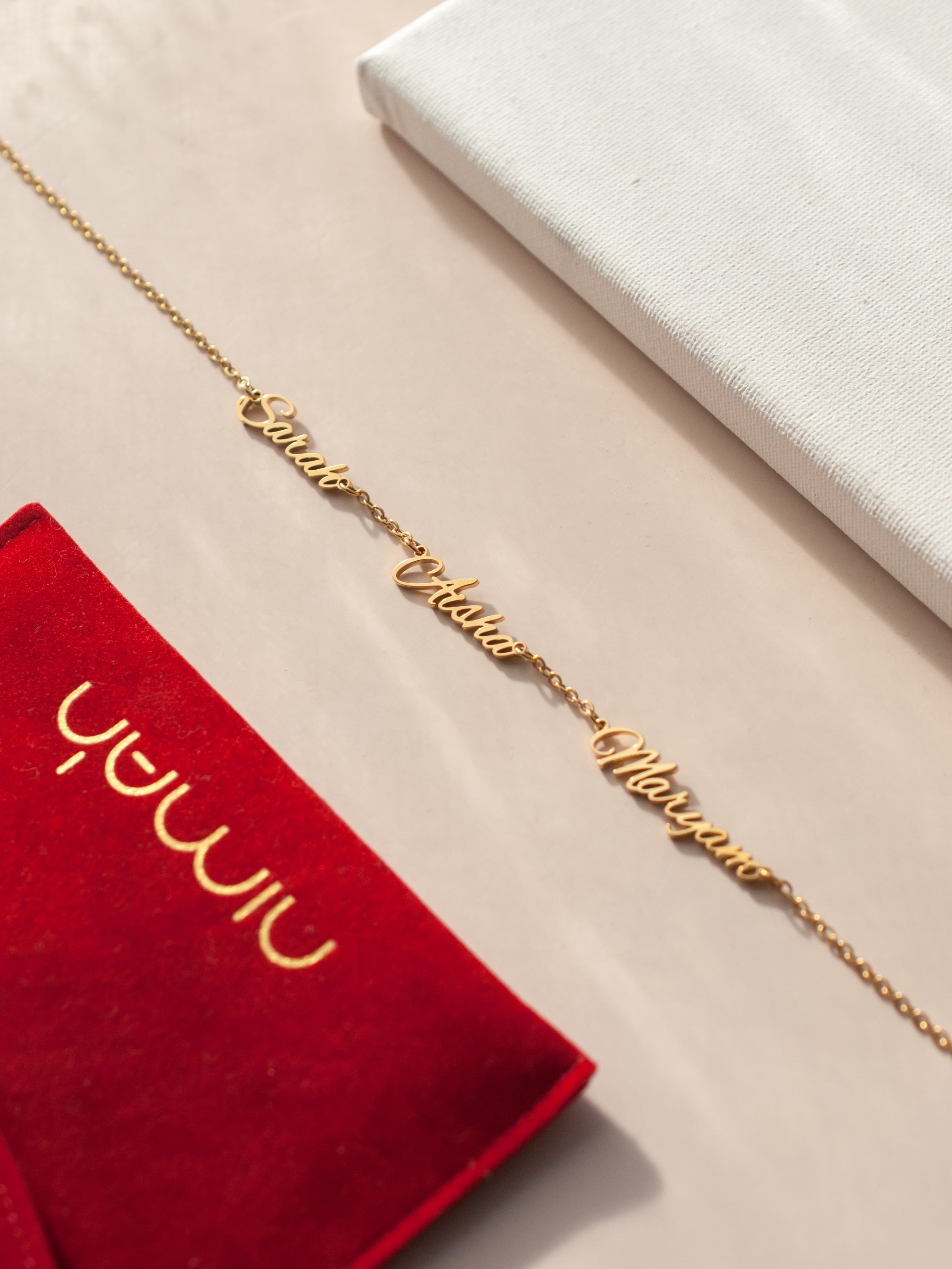 Multiple Name Necklace - Personalised