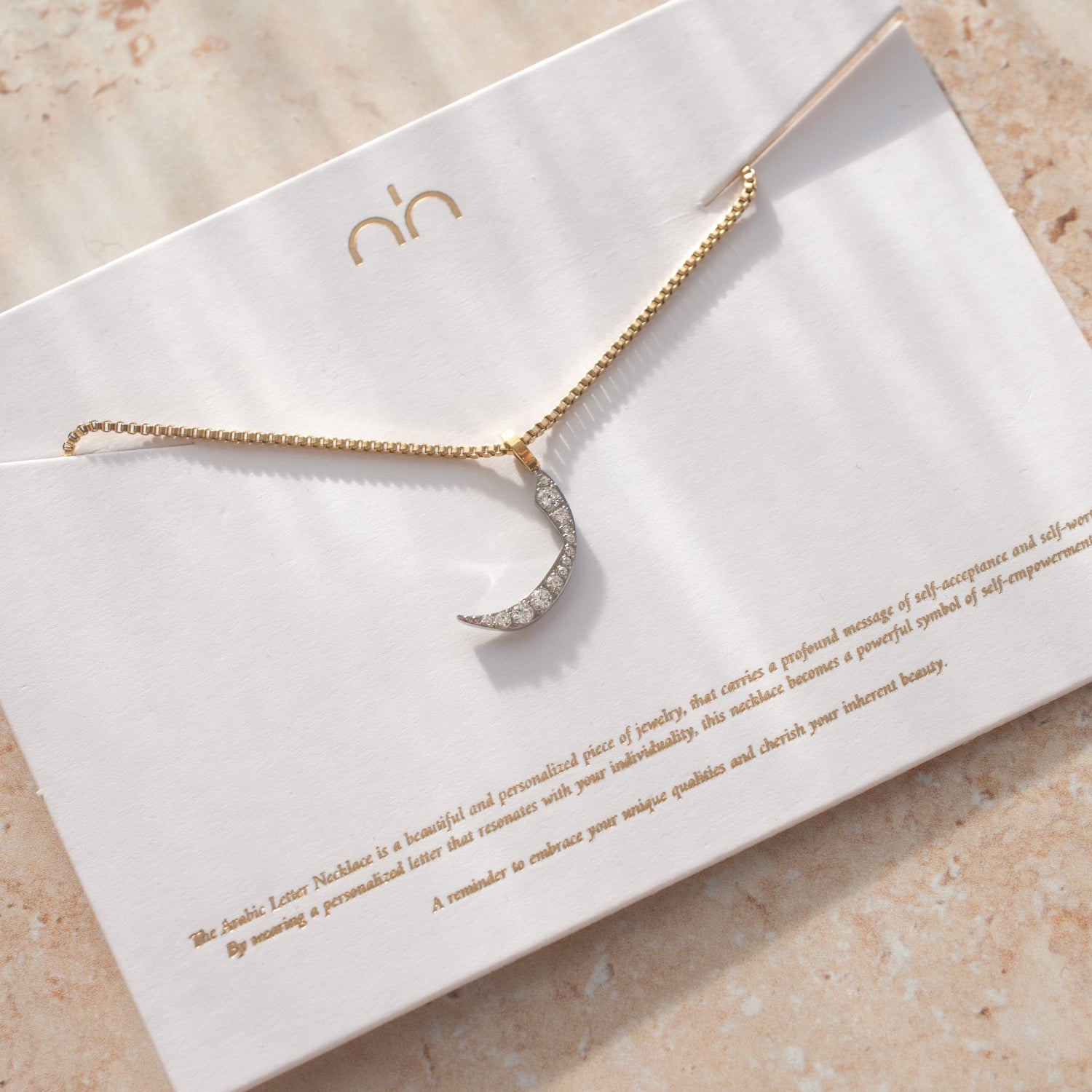 Pavé Letter Necklace