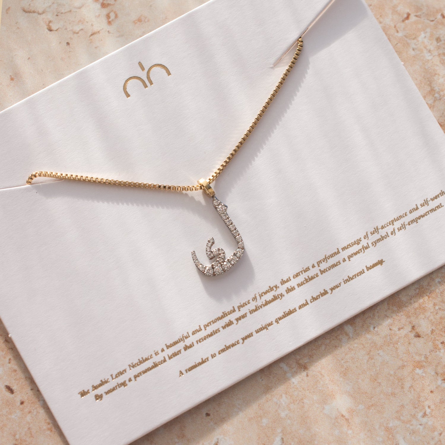 Pavé Letter Necklace