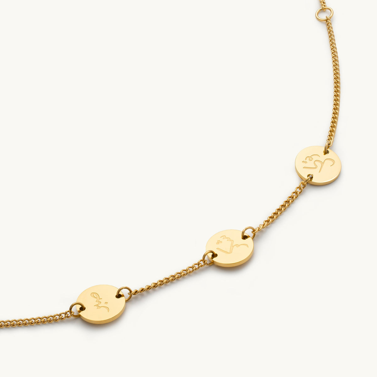 Happiness Bracelet | Patience, Gratitude & Trust (in God)