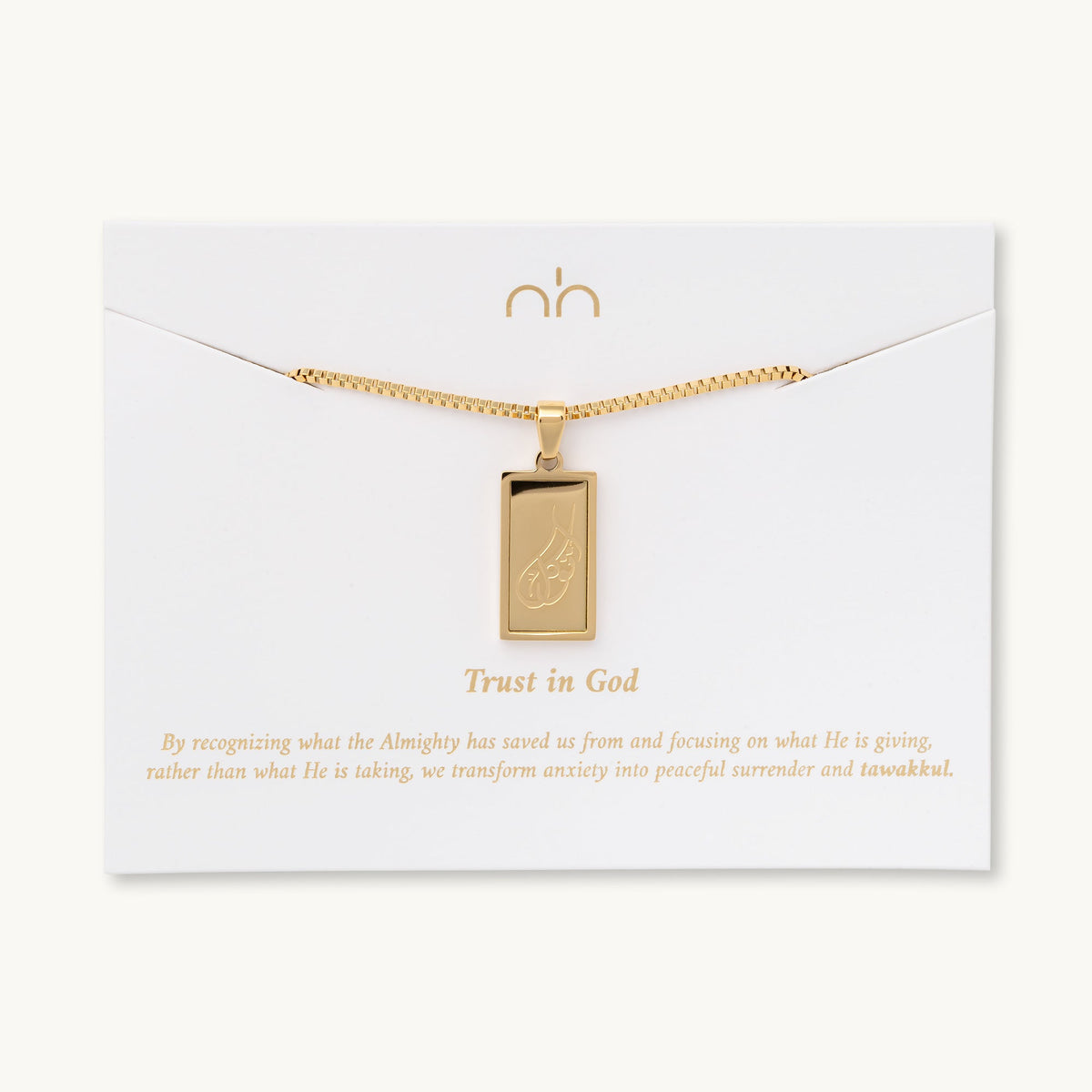 Trust in God Necklace 2.0 | Tawakkul