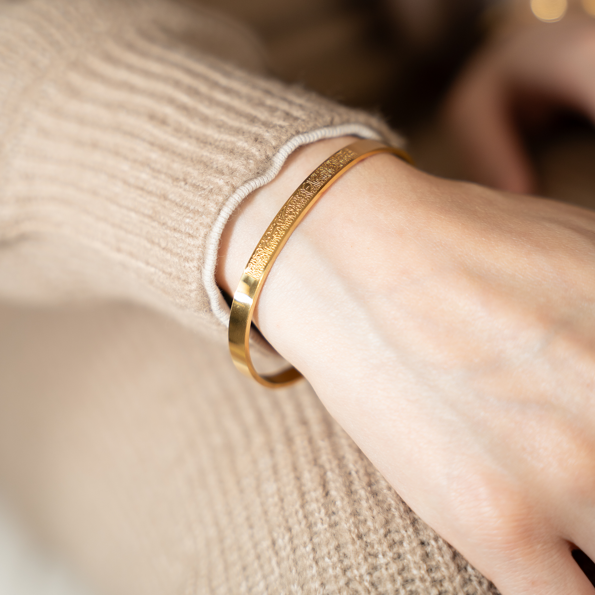 Patience is Key | Cuff Bangle
