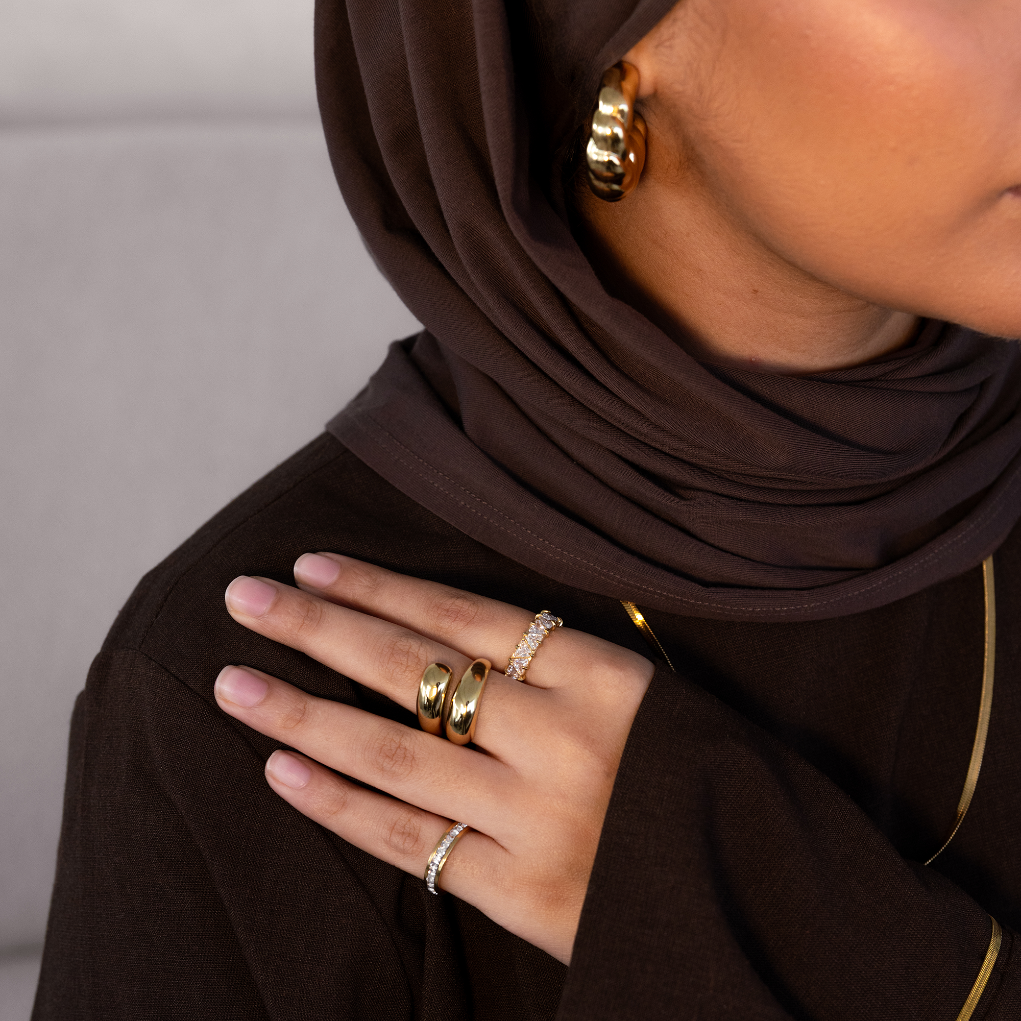 Twist Hoops Earrings